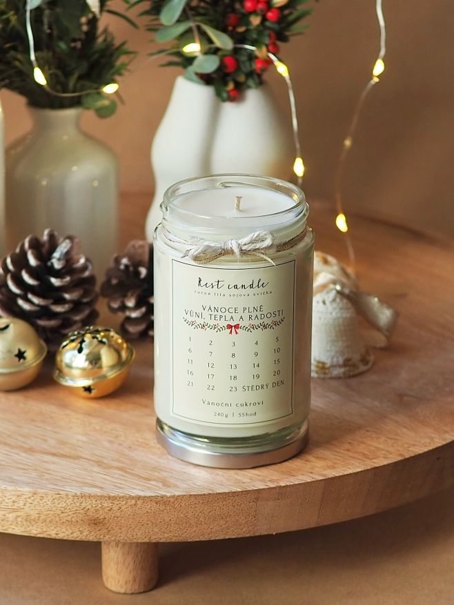 ✨🕯️LIMITOVANÁ ADVENTNÍ EDICE 🕯️✨ Naše první limitovaná edice svíček vůbec.🤩 Už nyní online!!🎁 • vysoká sklenice, 240g na...