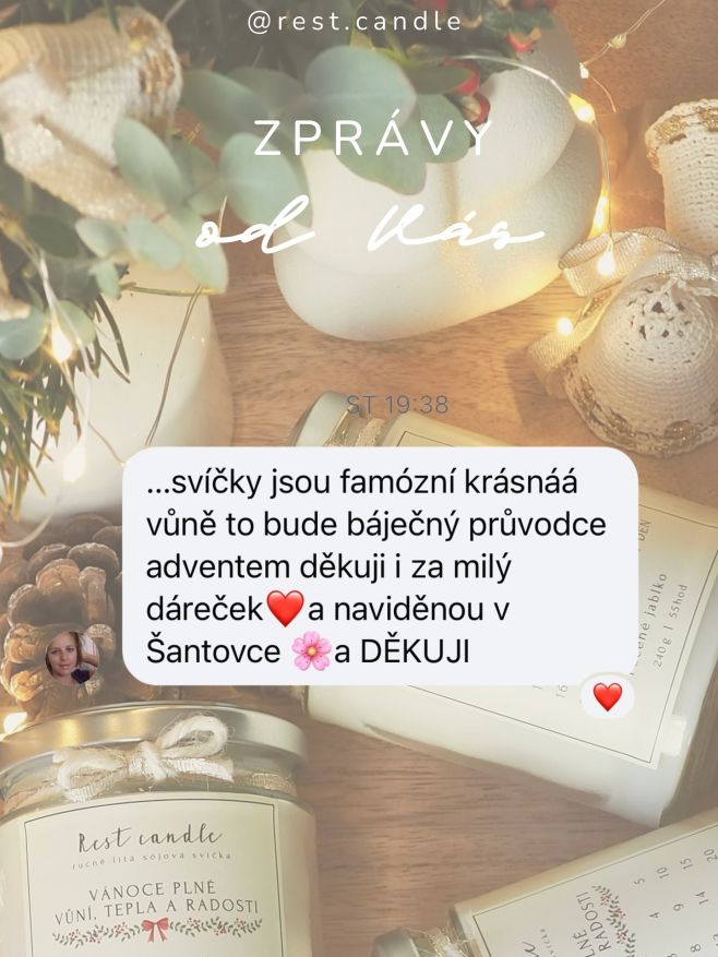První reakce na vánoční kolekci a my moc moc děkujeme za milá slova a že si najdete čas nám napsat. 🙌🏼❤️ Vaše zpětná vazba...