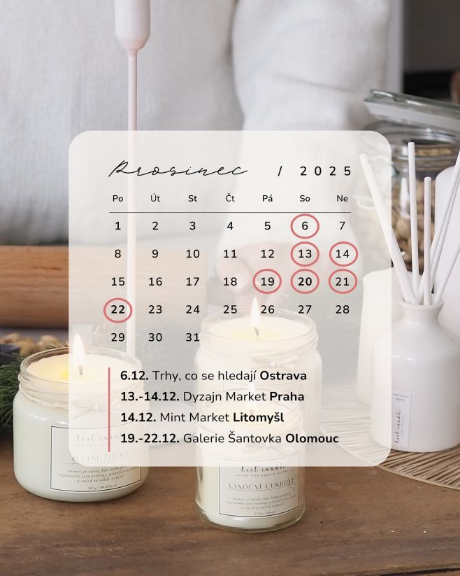 📆Kalendář akcí na PROSINEC 🕯️🎁 Pojďme se společně potkat v posledním měsíci v roce! 🙌🏼❤️ Chceme Vám být, co nejblíže,...